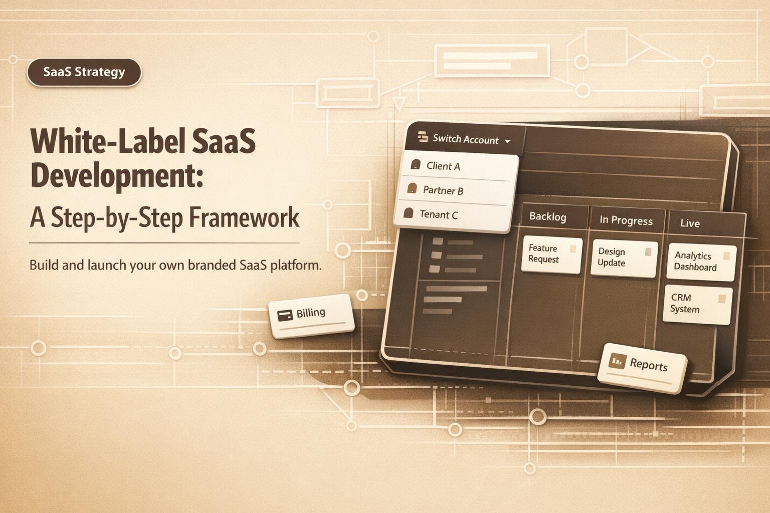 White-Label SaaS Development: A Step-by-Step Framework